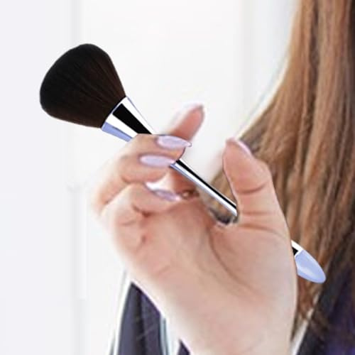 Slim Taist Blush Brush - Spazzola per trucco in polvere sfuso premium | Spazzola per contorno ed evidenziazione a doppio uso, fibra sintetica per miscelazione trasparente, pennello per viso p