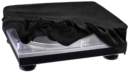 Turntable Cover, Protective Case for Turntable, Audio Protective Sleeve Case for Stereo Musical Instruments Home Studio Dj Kids Teens Women Adults