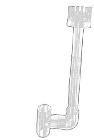 Sharplace Aquarium Surface Skimmer Acrylic Aquarium Efficient Sturdy Functional Fish Tank Skimmer Easy to Install, Inner Dia 20mm