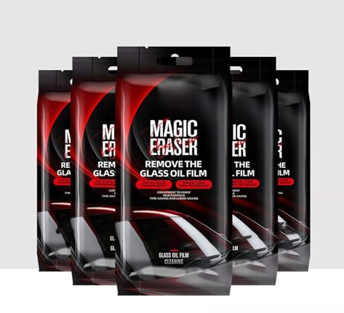 Lot de 5 éponges magiques de nettoyage pour vitres de voiture, anti-pluie, anti-buée, pour vitres de pare-brise