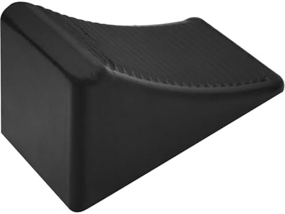 EXAOMBLE Cuneo per Ruote in Gomma Antiscivolo per Camper Accessorio Stabilizzatore Triangolare Dimensioni Compatte per Roulotte e Trasporto Facile