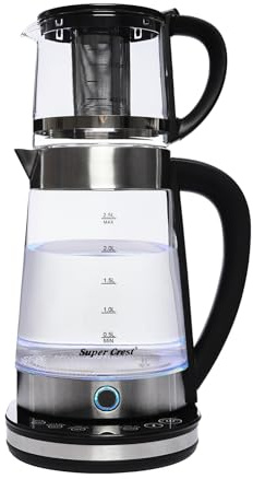 Tetera eléctrica de 2,5 l, 2000 W, tetera turca con pantalla LCD