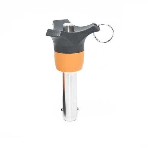 Moliuoly Goupille à serrage rapide Boulon sphérique autobloquant avec bouton pression en acier inoxydable 6 mm/8 mm Longueur de serrage 10-50 mm Ergonomique pour poignée Pour fixation Réglage