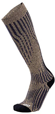 UYN Man Ski Cashmere Shiny Socks Shiny Calze Da Sci In Cashmere Uomo, Uomo, Celebrity Gold, 42/44