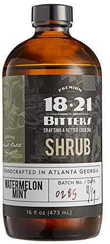 18.21 Bitters 16 oz. Watermelon Mint Shrub (Drinking Vinegar)