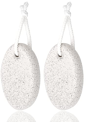 Vesaneae 2er-Set Bimsstein Fußpflege, Füße Hornhautentferner, Natürlich Bimsstein zum Entfernen toter Haut, für Füße und Hände, Natürliche Fußfeile und Hornhautentferner für Hautpeeling