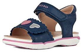 Geox B Sandal Delhi Girl, Bambina, Avio Fucsia, 20 EU Stretta