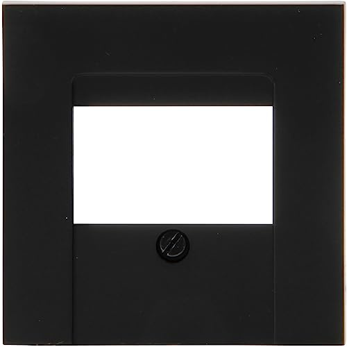 Kopp Athenis TAE-Abdeckung, schwarz, matte Oberfläche, 373150188