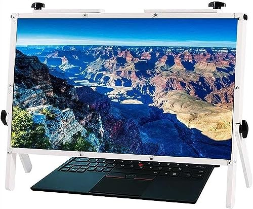 SSDDLZEQ Laptop-Bildschirmlupe, Desktop-Bildschirmlupe, 22-Zoll-praktische Faltbare Projektionsanzeige, kompatibel mit