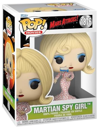 Funko POP! Movies: Mars Attacks - Alien Woman | Offizielles Sci-Fi Merch - Vinyl Sammelfigur als Regal Deko - Geschenkidee zum Geburtstag für Fans und Sammler