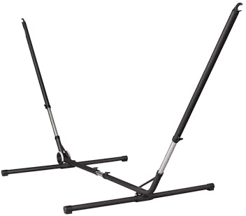 LA SIESTA® - Telaio per amaca in acciaio per interni ed esterni. Struttura in acciaio zincato per amache singole a king size (Esterel Anthracite)
