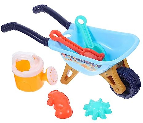 JOINPAYA Macchinina Giocattolo Educativa Per Bambini Set Di Giocattoli Da Spiaggia Carriola Di Sabbia Per Bambini Per Giocare E Imparare Allaperto