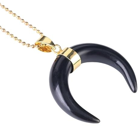 Collier En Cristal Pour Femme, Pendentif Croissant De Lune Enroulé En Fil De Fer, Arbre De Vie, Pendentif En Cristal De Guérison, Chaîne En Or, Bijoux Spirituels, Cadeaux Gothiques De Sorcière P