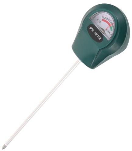 SUPVOX Tester Ph per Terreno Sonda Singola in Plastico e Metallo per Analisi Accurata del Ph del Suolo per Piante in Vaso e Uso Indoor