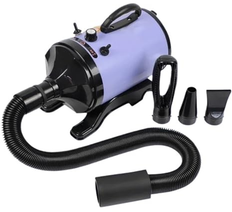 WAFOHSR Asciugacapelli for Cani da 2800 W, for Toelettatura di Gatti, Motore con Soffiatore Ad Acqua, Regolabile, Professionale, Caldo, Asciugatrice Asciugatura Rapida