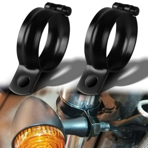 Motorrad-Blinker-Halterung, Vorderradgabelklemme für 42–51 mm Rohre, 2er-Pack Halter