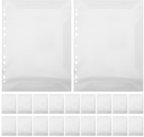 TOMETURE 20 Notenhüllen – Klaviernotenmappen – Nachfüllbare Kunststoffhüllen im A4-Format – Papierhüllen für Musiker, Studenten und Dokumentenordner
