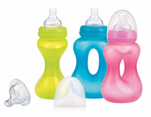 Nuby ID1241 Trinkbecher mit Ausgießer, Kunststoff, 210 ml
