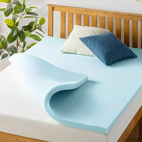 Best Price Mattress Cubrecolchón King – Cubrecolchón de Espuma viscoelástica de Gel de 1.5 Pulgadas con Almohadilla de colchón refrescante, tamaño King