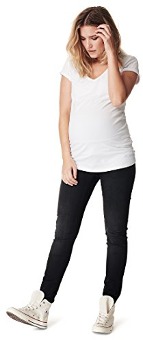 Noppies Umstandsmode Damen Skinny Umstandsjeans Avi, everyday black