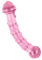 EIS Gebogener Glasdildo | Dildo mit Spiralstruktur | Gebogene Form, individuelle Stimulation | Sexspielzeug | 16 cm