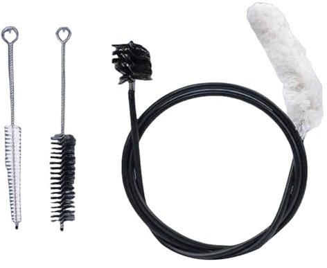 Set di spazzole per la pulizia di trombe, strumenti musicali, manutenzione strumenti per la cura del boccaglio, accessori di manutenzione