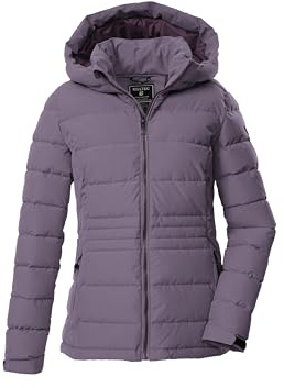 killtec Donna Giacca/giaccone trapuntato in piuma d'oca con cappuccio KOW 10 WMN QLTD JCKT, lavendel, 46, 43302-000