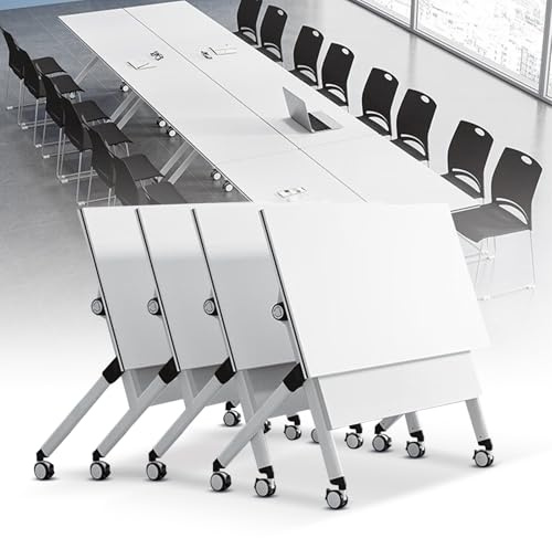 Fällbart konferensbord 5,3 fot med hjul – rullande träningsbord för seminarium och mötesanvändning i klassrum och kontorsinställningar
