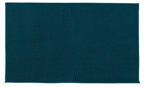 Gözze - Tapis de bain antidérapant, super doux, 100% microfibre, 50 x 70 cm - Pétrole