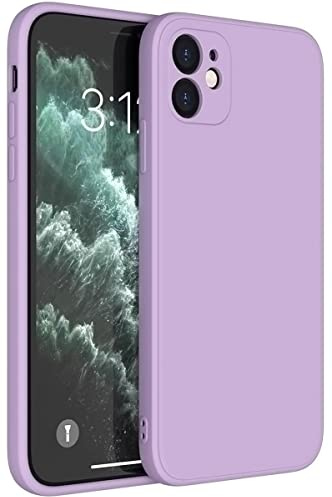 Mixroom - Cover Custodia Case per iPhone 11 Protezione Copre Fotocamera in Silicone TPU Opaco con Bordi Piatti Colore Lilla