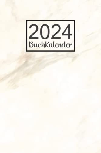 Buchkalender 2024: 2024 Monatlicher und Wochenplaner, 1 Woche auf 1 Seiten, Kalender von Januar bis Dezember 2024, DIN A5.