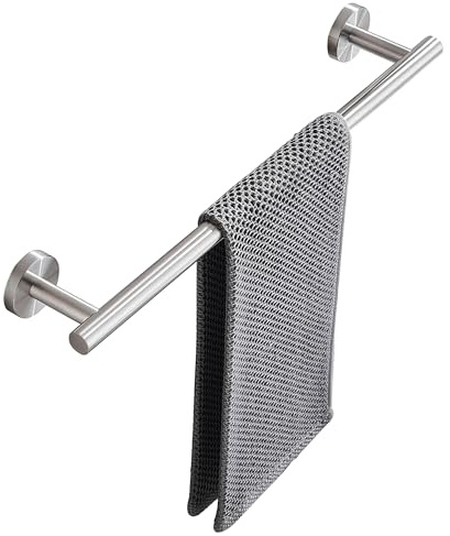 18 Inch Towel Bar Bathroom Towel Holder Wall Mount Sus304 Stainless Steel Towel Rack Bathroom Accessories for Shower Room Restroom (Brushed Nickel)