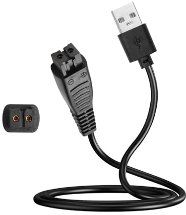 YAODHAOD 4.8V 5.4V USB Rasierer Ladekabel Kompatibel mit Panasonic Rasierer Haarentferner Haarschneider für ES-LA63 ES-LA93 RE7-51 RE7-59 RE740 RE768 ES-LV95 Zahnbürste RC1-80
