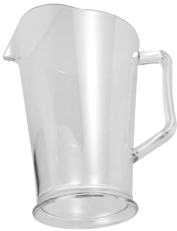 PRETYZOOM Pichet À Bière En Plastique De 1 300 Ml Avec Bec Verseur Pour Boissons De Bistrot Incassable Pour Restaurants
