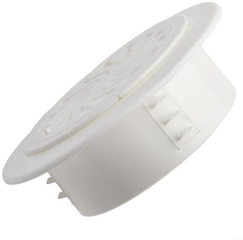 Grille d'aération en plastique, rosaces, grille de plafond, diffuseur, systèmes de ventilation (80 mm)