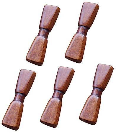 Garneck Repose-Baguettes en Bois 5 Pièces Couleur Café pour Maison