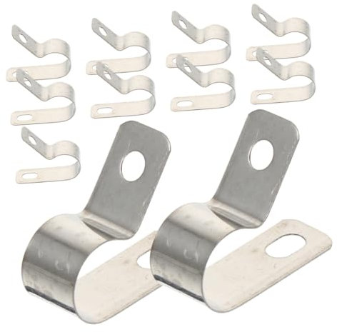 FELTECHELECTR 50stücke Kabelclips Drahtclips Kabelmanagementclips Aus Metall Für Wand Verdrahtung Kabelklemme Kleine Multifunktions-clips