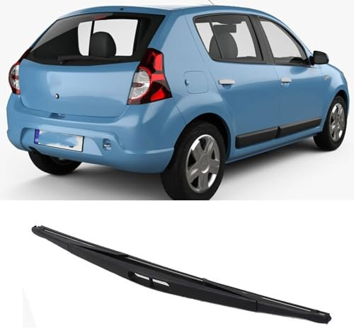 byjgs Heckscheibe Heckscheibenwischerarm für Dacia Sandero MK1 2007 2008 2009 2010 2011 2012, Hinterer Scheibenwischerarm Ersatz Dauerhaft Heckscheibenwischerarm Wischer Set