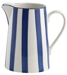 Carafe Eau Bouilloire à eau en céramique bleue de 1,5 L avec poignée, pichet à jus de thé au lait, pot à eau de cuisine domestique, vaisselle de service, pichet à eau et à boissons froides Pichet à Th