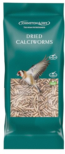 Johnston & Jeff 250g Dried Calciworms Premium Wild Bird Food Wildlife