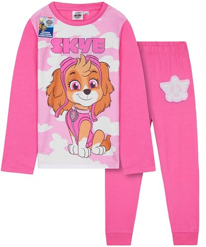 Get Trend Paw Patrol Pyjama Filles, Ensemble Fille 2-7 Ans, Vêtement de Nuit, Cosy Pantalon et Haut, Idée Cadeau Enfants (3-4 Ans, Rose Paw Patrol)