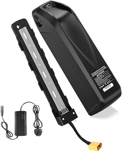 Ebike Batterie 48 V 15 Ah, Fahrrad Akku 48V 15Ah eingebauter BMS wasserdichter Akku 48V mit Ladegerät für 250W 350W 500W 800W 1000W Elektrofahrrad Motor