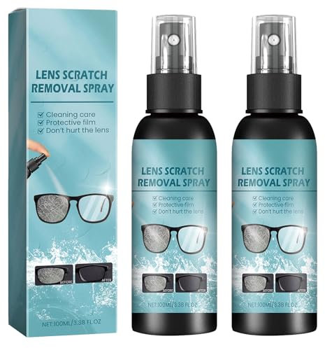 KOAHDE Glasses Cleaning Spray for Sunglasses Screen,Spray Limpiador de Arañazos Gafas,Líquido de Reparación de Cristales para Lentes,Líquidos de Limpieza de Gafas Antiarañazos,1PC