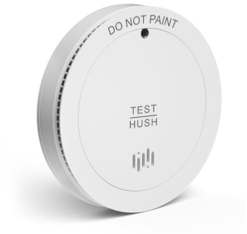 Fyremeld Smoke Alarm, Fire Alarm with 10-Year Battery, 85dB Loud Sound, Easy Installation, EN14604 Certified, smoke alarms for Home Living Rooms, Bedroom, Office 1 Pack