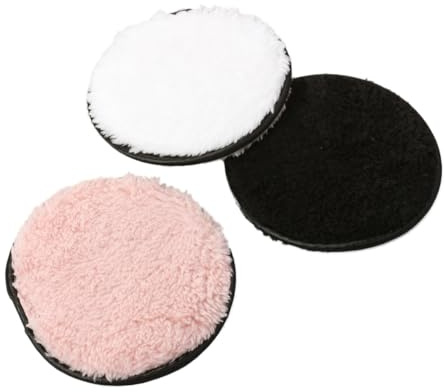 Puff Struccante Facciale 3 Pezzi in Microfibra Ultra Fine | Colori Casuali, Lavabile e Leggero, Formato Tascabile, Pulizia Viso a Doppia Faccia Colore Casuale