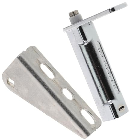 LIGIGWASH 2 Stück 2 Stück Metall Kühlschrankscharniere aus Zinklegierung Robuste Türscharniere für Gewerbliche Kühl und Gefrierschränke Ersatzteile mit Türfeder für Türausrichtung