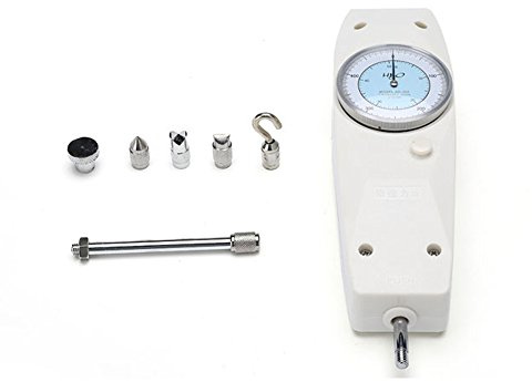 MeterTo NK-200 Pointer Push Pull Gauge Force Gauge, Max load 200N/20KG, Load graduation value 1N/ 0.2KG, ±1%, 10mm