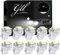Grandview 10pcs LED T5 Balnc Ampoules LED B8.5 Tableau de Bord Ampoules 1-5050-SMD pour Voiture Tableau de Bord Compteur de Vitesse Instrument Gauge Cluster Voyant