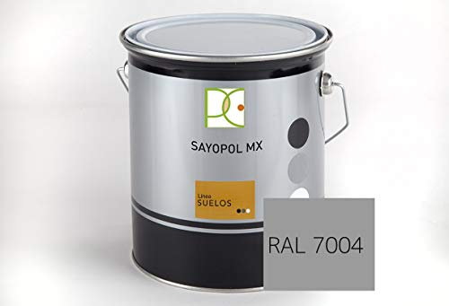 COLAMINA PINTURA POLIURETANO 2 COMP. PARA SUELOS COLOR GRIS 3 LT. (2 lt. base + 1 lt. catalizador)