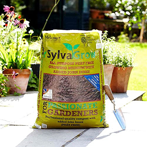 RHS SylvaGrow Multipurpose Compost with added John Innes, Peat Free Growing Media, Supplied as 1 x 40-Litre Bag